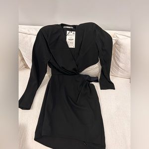 Black cutout Zara dress